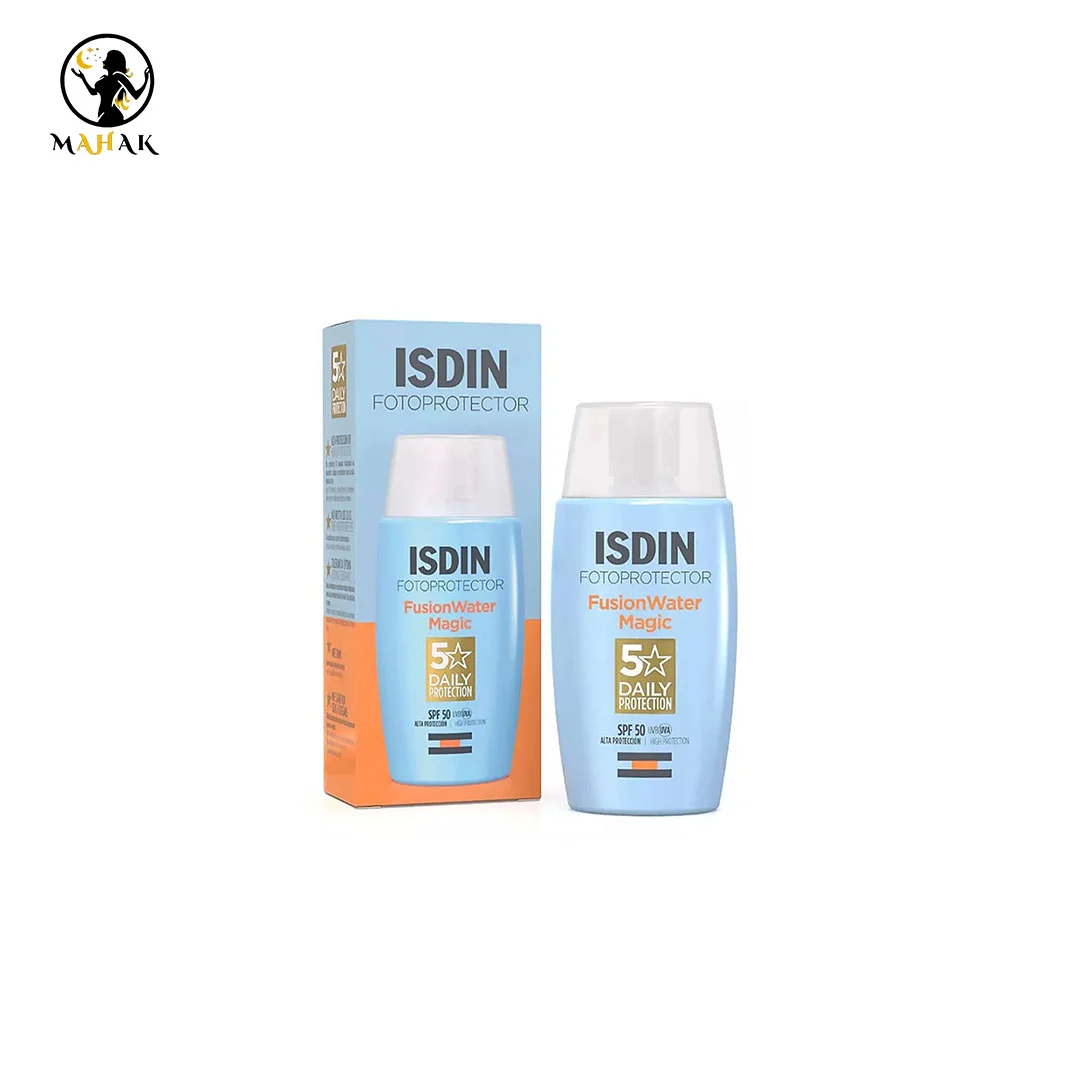 ایزدین فیوژن واتر مجیک ضد آفتاب ایزدین فیوژن واتر مجیک Isdin Fotoprotector Fusion Water magic SPF50 50ml