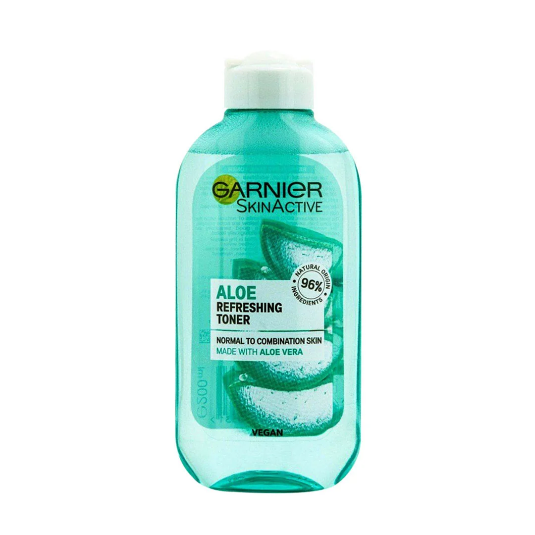 تونر آلوئه ورا گارنیر نرمال تا مختلط Garnier Hyaluronic Aloe toner 200ml تونر آلوئه ورا گارنیر نرمال تا مختلط Garnier Hyaluronic Aloe toner 200ml