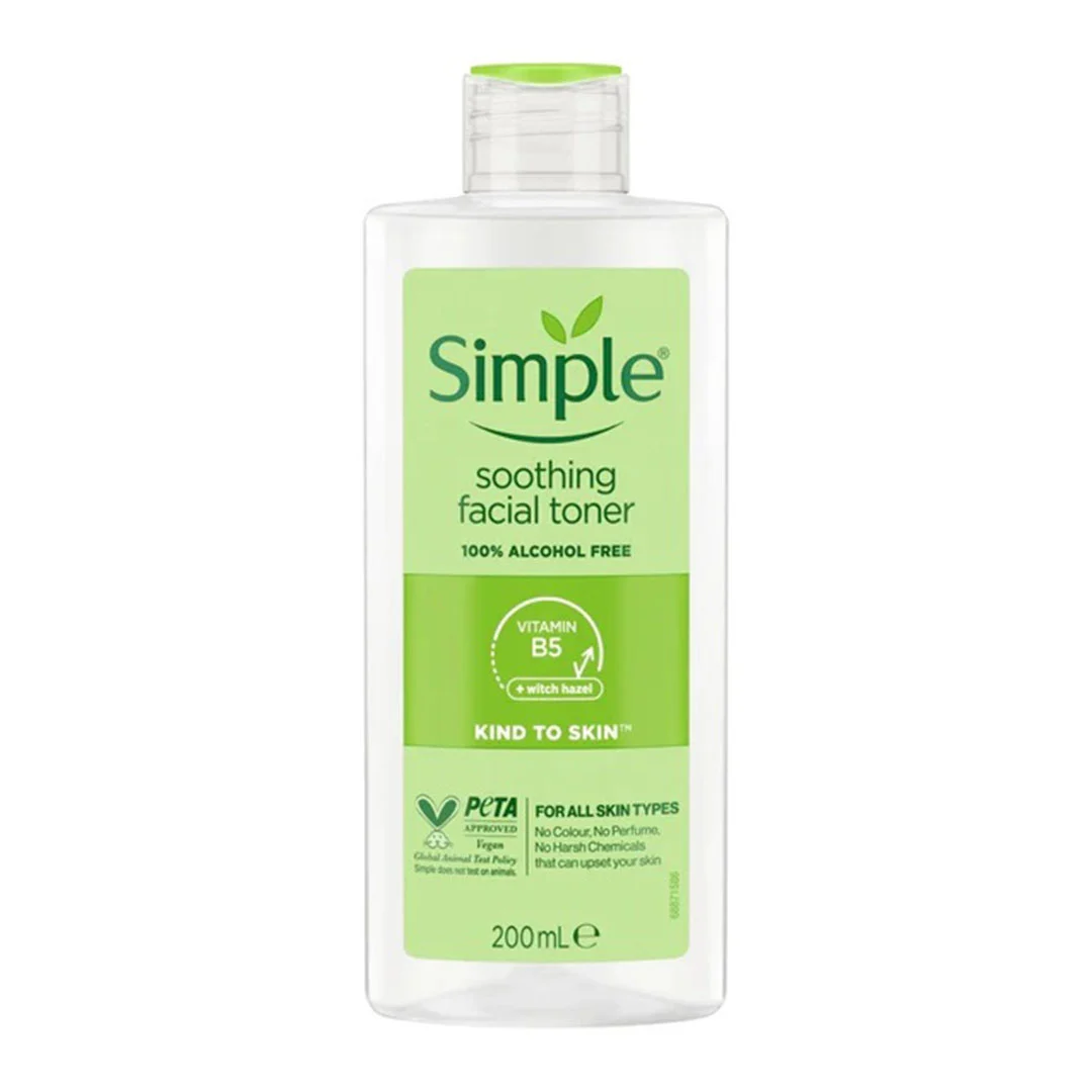 تونر تسکین دهنده سیمپل Simple soothing facial toner تونر تسکین دهنده سیمپل Simple soothing facial toner
