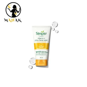 ژل شستشو صورت ویتامین سی سیمپل Simple مدل150ml Glow
