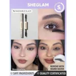 ریمل دو سر حجم دهنده و بلند کننده شیگلم ALL-IN-ONE VOLUME & LENGTH MASCARA-WASHABLE BLACK