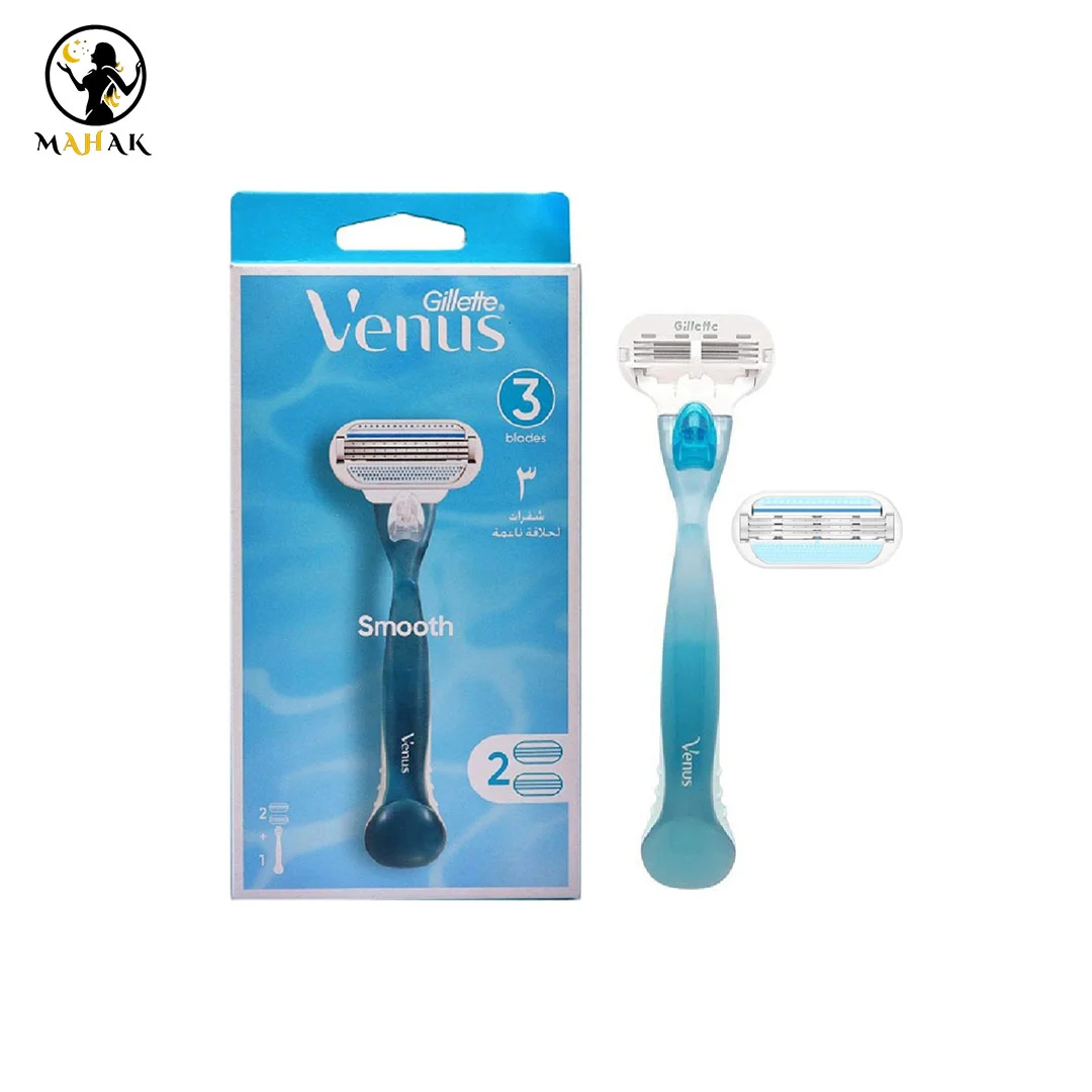 Untitled-1 خود تراش ژیلت مدل Venus Smooth به همراه دو تیغ یدک - تصویر 1