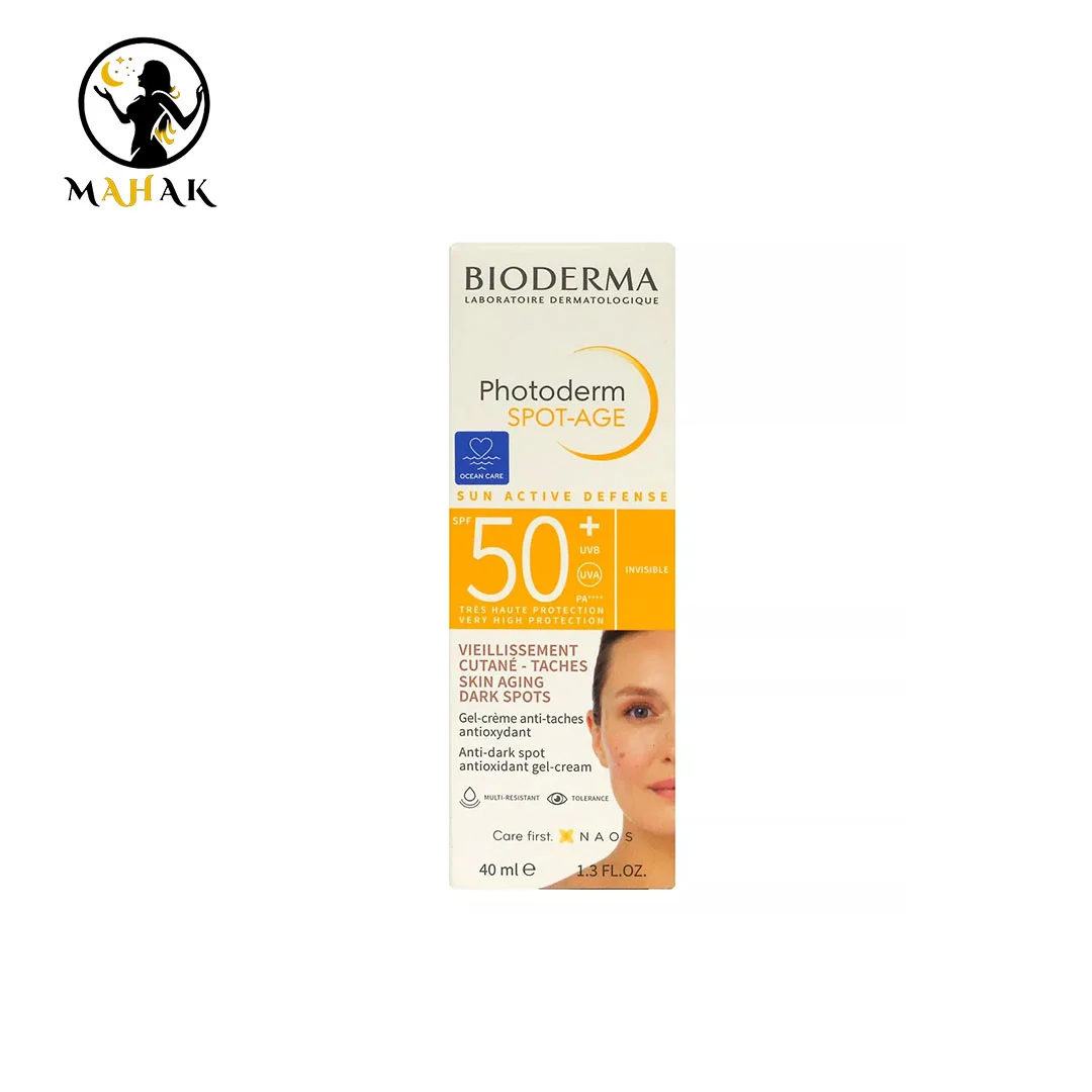 Untitled-1 ژل کرم ضد آفتاب ضد لک و ضد چروک بایودرما Bioderma Photoderm Spot-Age