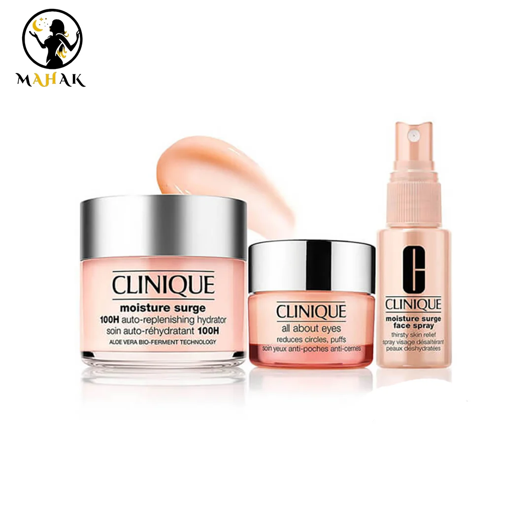 ست آبرسان 100 ساعته کلینیک،سه تکه Moisture Surge