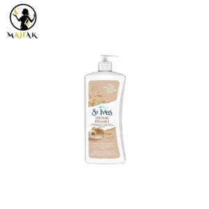 لوسیون بدن تسکین دهنده عصاره جو دو سر و شی باتر سینت ایوز St.ives Naturally Soothing Oatmeal & Shea Butter Body Lotion 532ml