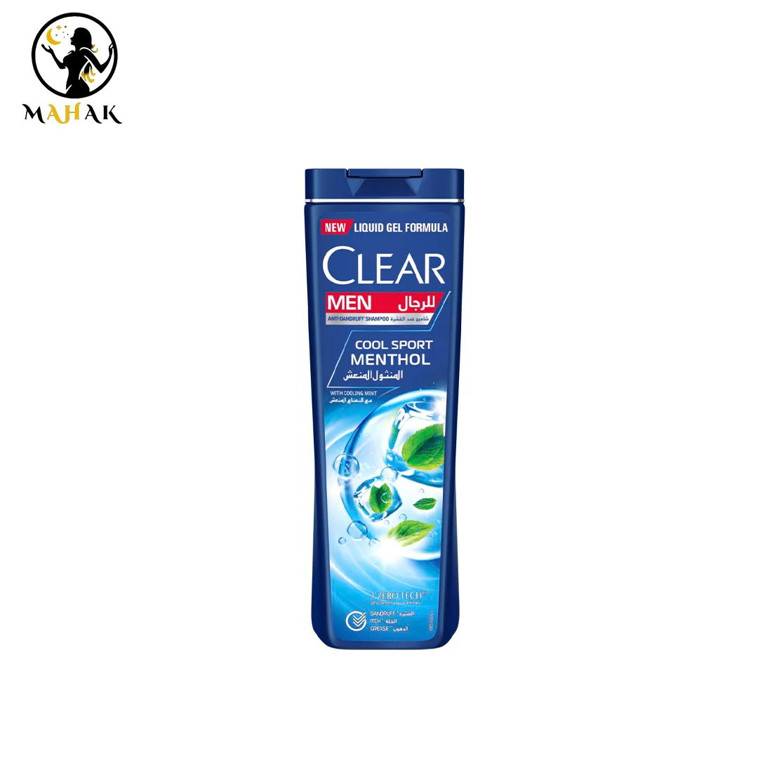51mUV31q0HL شامپو ضدشوره کلیر نعنا و یخ مردانه Clear Cool Sport Menthol Nourishing Shampoo For Men