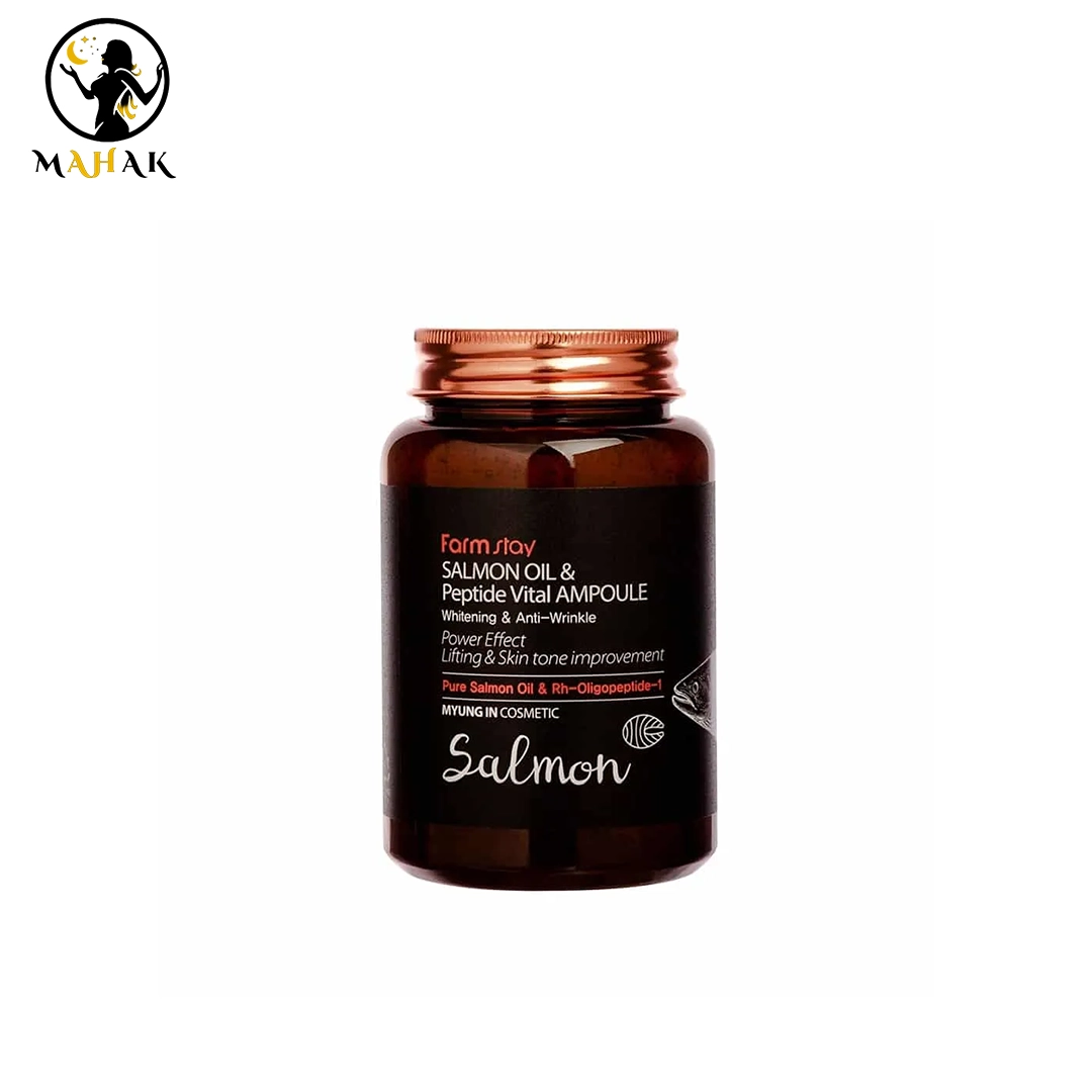 20200825_FarmStaySalmon-OilPeptide-Vital-Ampoule آمپول ژل آبرسان ضدچروک و جوانساز روغن ماهی سالمون فارم استی FARMSATY SALMON OIL & PEPTIDE VITAL AMPOULE