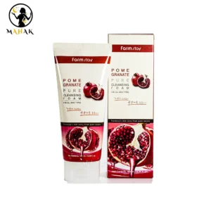 فوم شستشو جوانساز انار فارم استی Farmstay Pomegranate Pure Cleansing Foam