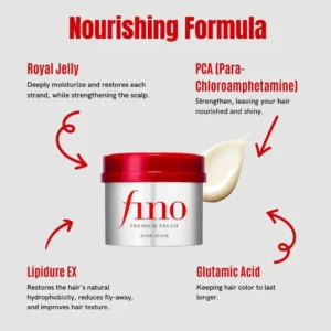 ماسک مو ترمیم کننده پریمیوم تاچ فینو شیسیدو FINO SHISEIDO PREMIUM TOUCH HAIRMASK