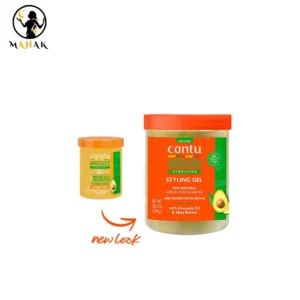 ژل استایلینگ حالت دهنده و آبرسان آووکادو مو فر کانتو Cantu Avocado Hydrating Styling Gel 524g