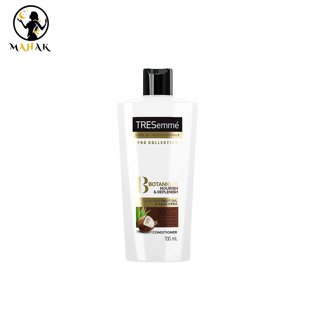 61+z+Sg76kL نرم کننده ( کاندیشنر ) مو نارگیل و آلوئه ورا بوتانیک ترزمه TRESemme BOTANIQUE CONDITIONER
