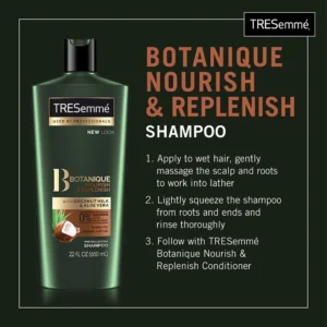 شامپو نارگیل و آلوئه ورا بوتانیک سبز ترزمه TRESemme BOTANIQUE CONDITIONER