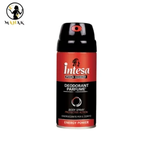 اسپری ضد تعریق دئودورانت بدن اینتسا مدل انرژی پاور مشکی Intesa Deodorant Spray Energy Power
