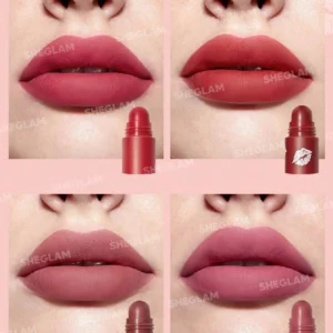 رژلب پتال استک 4 تایی پیچی طبقه ای مگا لیپ استکس شیگلم مدل Mega Lip Stacks