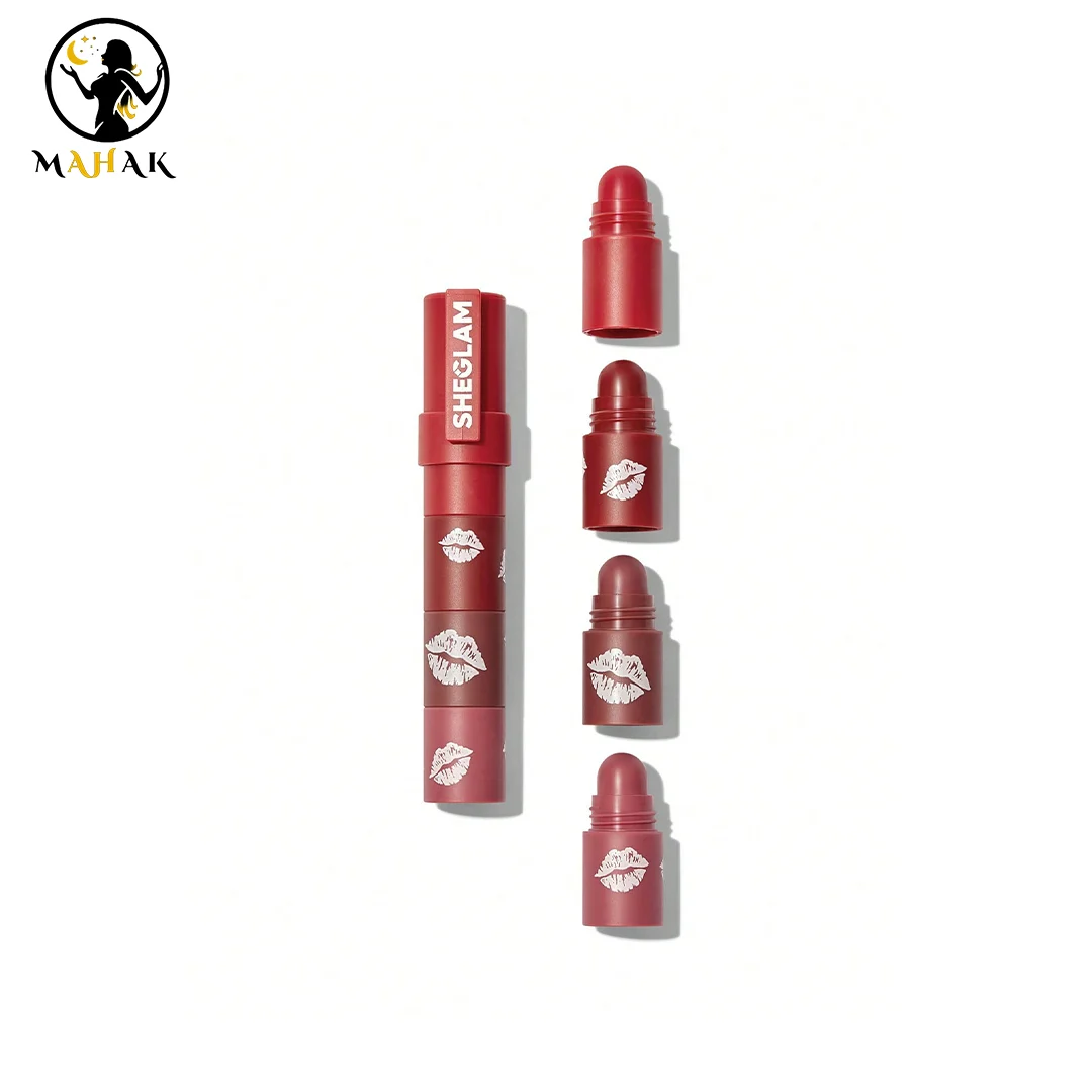 رژلب پتال استک 4 تایی پیچی طبقه ای مگا لیپ استکس شیگلم مدل Mega Lip Stacks رژلب پتال استک 4 تایی پیچی طبقه ای مگا لیپ استکس شیگلم مدل Mega Lip Stacks