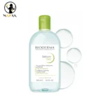 میسلار واتر پاک کننده آرایش پوست چرب و مختلط سبز بایودرما مدل BIODERMA Sebium H20