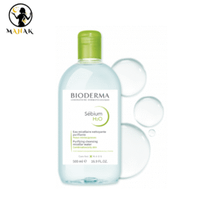 میسلار واتر پاک کننده آرایش پوست چرب و مختلط سبز بایودرما مدل BIODERMA Sebium H20