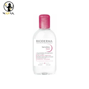 میسلار واتر پاک کننده آرایش پوست حساس صورتی بایودرما مدل BIODERMA SENSIBIO H20 250ML