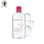 میسلار واتر پاک کننده آرایش پوست حساس صورتی بایودرما مدل BIODERMA SENSIBIO H20 500ML