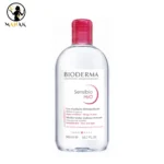 میسلار واتر پاک کننده آرایش پوست حساس صورتی بایودرما مدل BIODERMA SENSIBIO H20 500ML
