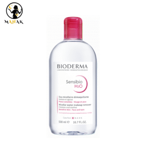 میسلار واتر پاک کننده آرایش پوست حساس صورتی بایودرما مدل BIODERMA SENSIBIO H20 500ML