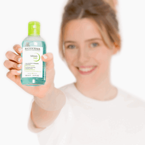 میسلار واتر پاک کننده آرایش پوست چرب و مختلط سبز بایودرما مدل BIODERMA Sebium H20