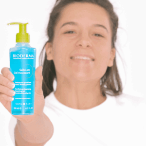 شوینده ژل شستشوی صورت ( سبیوم sebum ) پوست چرب و مختلط آبی بایودرما Bioderma