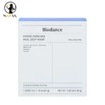 ماسک ورقه ای آبرسان بایودنس Biodance آبی مدل هیدرا سرانول hydro ceranol اصل 