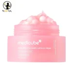 کرم کپسولی کلاژن PDRN صورتی مدی کیوب MEDICUBE