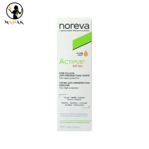 ضد آفتاب رنگی ضد جوش نوروا Noreva مدل اکتیپور Actipur رنگ کلیر لایت Claire Light