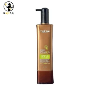 شامپو بدون سولفات روغن آرگان مکس کر MAXCARE برای موهای کراتینه 