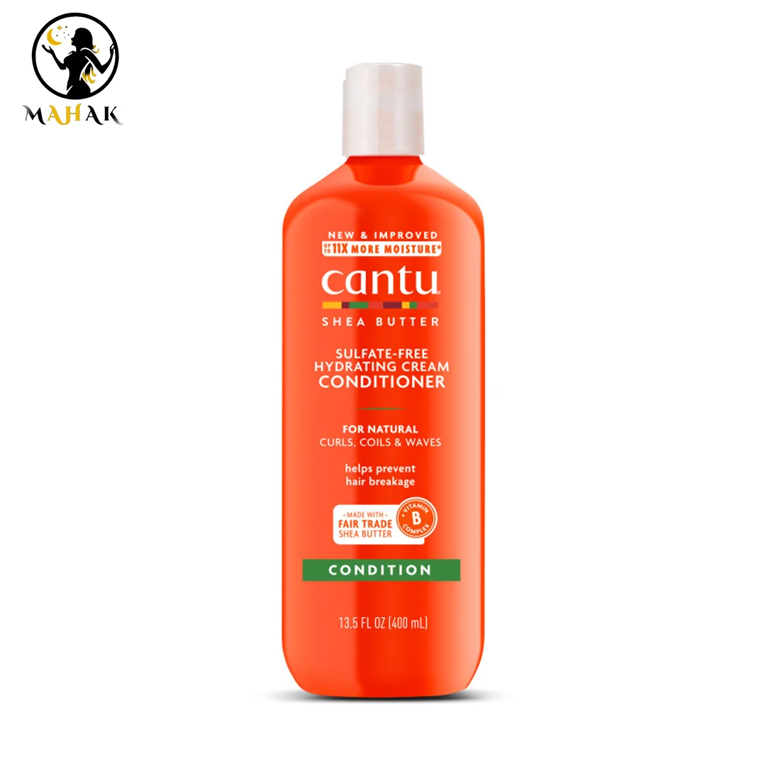 نرم کننده ( کاندیشنر ) آبرسان موی فر کانتو Cantu Sulfate Free Hydrating Cream Conditioner نرم کننده ( کاندیشنر ) آبرسان موی فر کانتو Cantu Sulfate Free Hydrating Cream Conditioner