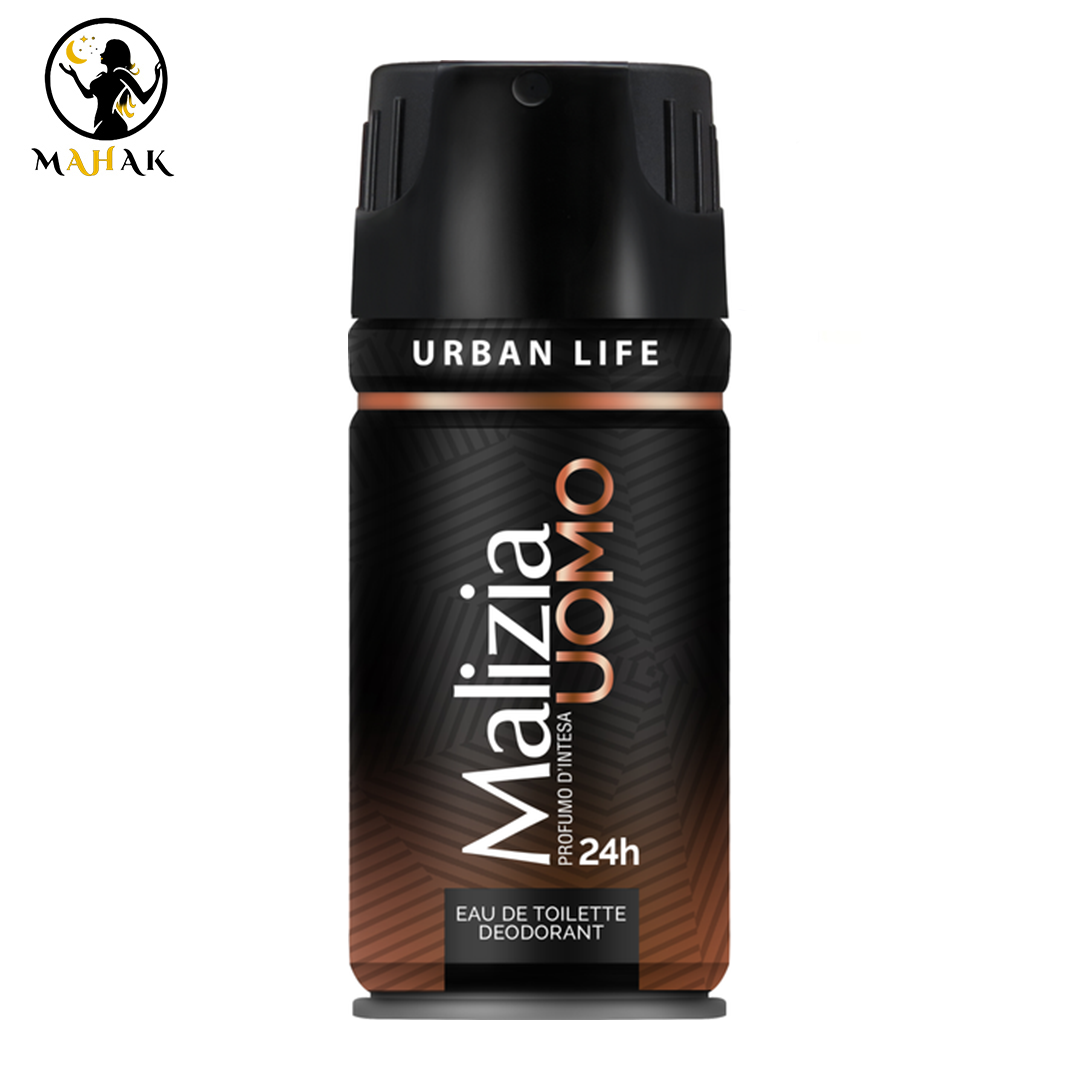 اسپری دئودورانت مالزیا نارنجی مدل اوربن لایف urban life اصل اسپری دئودورانت مالزیا نارنجی مدل اوربن لایف urban life اصل