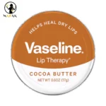 بالم لب شکلاتی کاسه ای فلزی وازلین vaseline مدل کره کاکائو cocoa butter