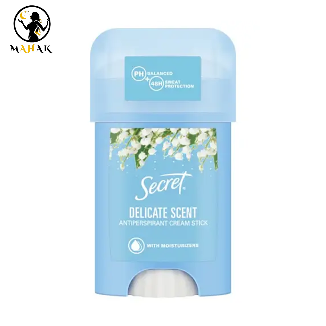 مام ضد تعریق کرمی سکرت secret مدل delicate scent مام ضد تعریق کرمی سکرت secret مدل delicate scent