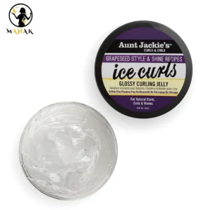 ژل خیس فر کننده و درخشان کننده موی فر هسته انگور آنت جکیز Aunt Jackies Ice Curls Glossy Curling
