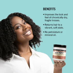 ماسک مو نرم و ترمیم کننده عمیق و ضد موخوره آنت جکیز Aunt jackies مدل coco repair