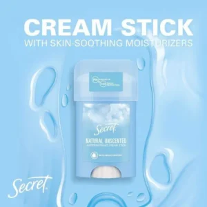 مام ضد تعریق بدون بو کرمی سکرت secret مدل NATURAL UNSCENTED
