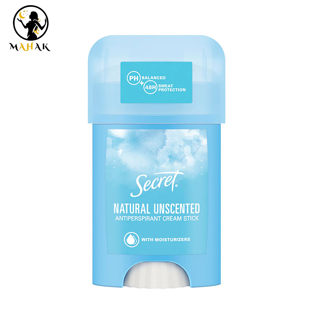 مام ضد تعریق بدون بو کرمی سکرت secret مدل NATURAL UNSCENTED مام ضد تعریق بدون بو کرمی سکرت secret مدل NATURAL UNSCENTED