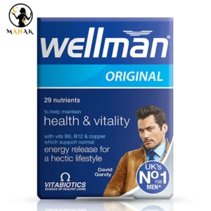 قرص مکمل مولتی ویتامین ول من اورجینال ویتابیوتیکس Well Man Original VITABIOTICS