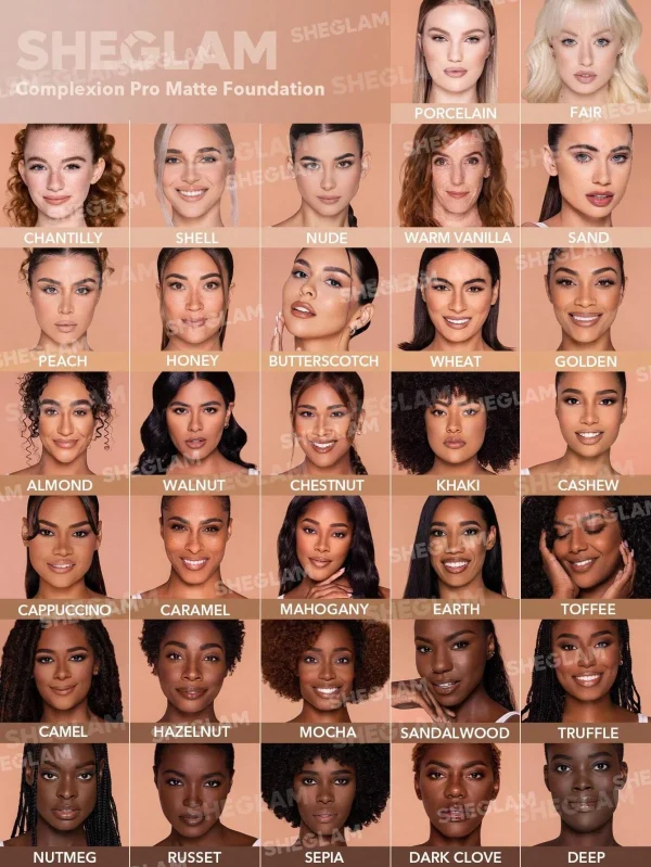 کرم پودر شیگلم مات Sheglam Complexion Pro Matte Foundation