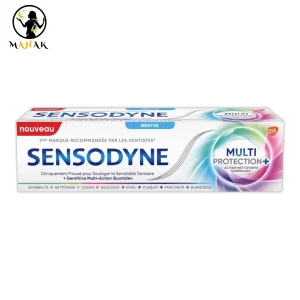 خمیر دندان محافظ چندگانه سنسوداین sensodyne مدل مولتی پروتکشن multi-protection