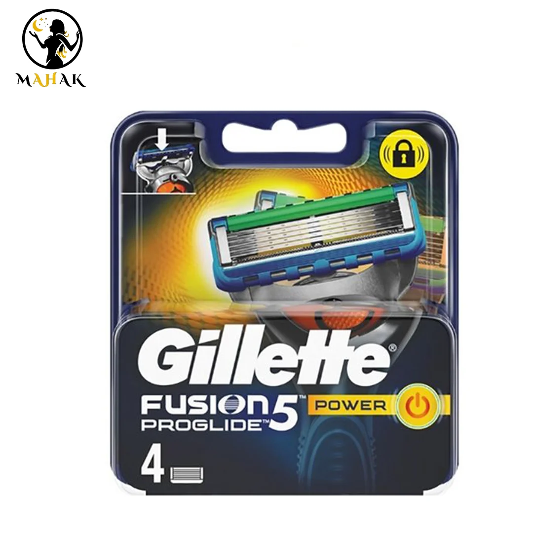یدک-ژیلت-مدل-فیوژن-5-پروگلاید-پاور-بسته-4-عددی-اصل-آلمان-Gillette-Fusion-5-ProGlide-Power.webp