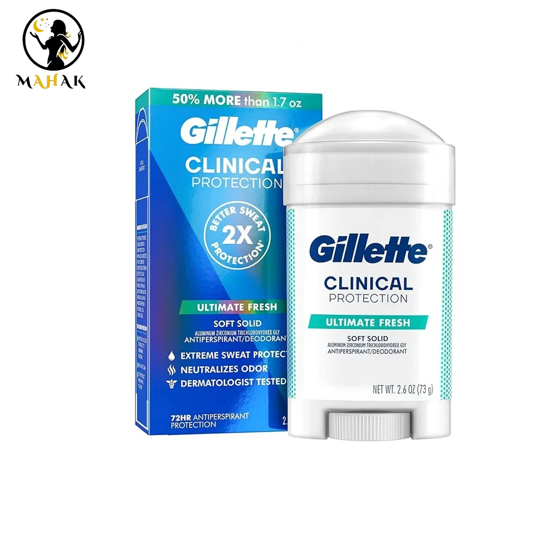 مام کلینیکال مردانه التیمیت فرش ژیلت Gillette Ultimate Fresh Soft Solid 48g